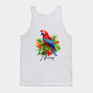 Scarlet Macaws Tank Top